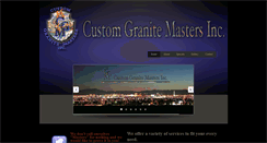 Desktop Screenshot of customgranitemasters.com